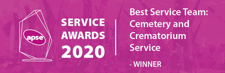 APSE Service Awards 2020 - Best Service Team: Cemetery and Crematorium Service - Winners