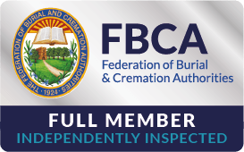 FBCA (Federation of Burial and Cremation Authorities) - Full member, independently inspected